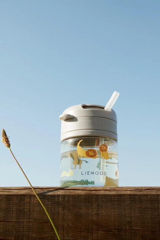 Liewood cană pentru bebeluși Pavia Tritan Straw Cup 280ml bej LW19874
