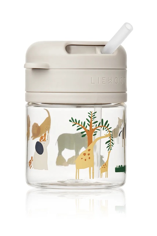 Хлопчик Дитячий кухлик Liewood Pavia Tritan Straw Cup 280ml LW19874 бежевий