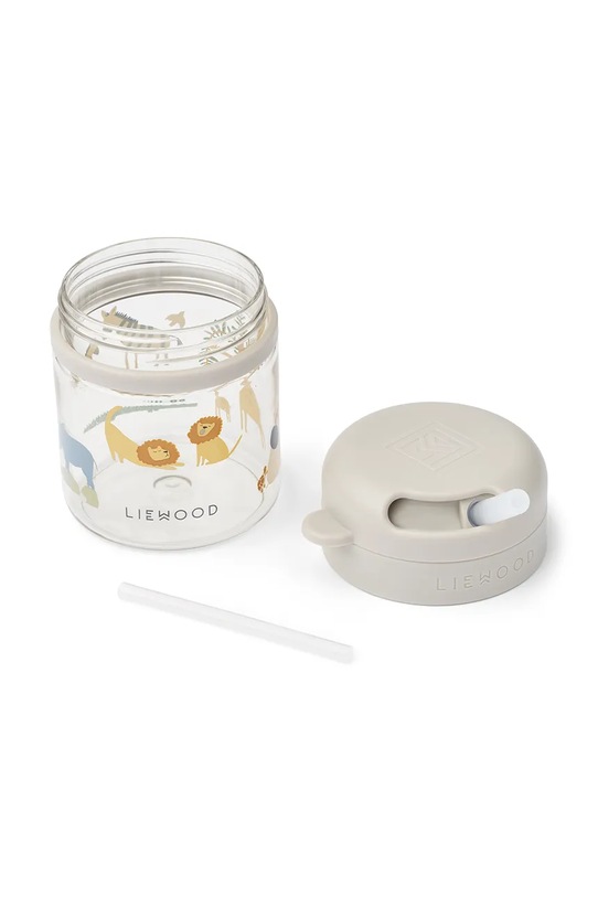 Дитячий кухлик Liewood Pavia Tritan Straw Cup 280ml LW19874 бежевий