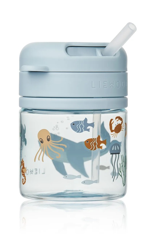 Хлопчик Дитячий кухлик Liewood Pavia Tritan Straw Cup 280ml LW19874 блакитний