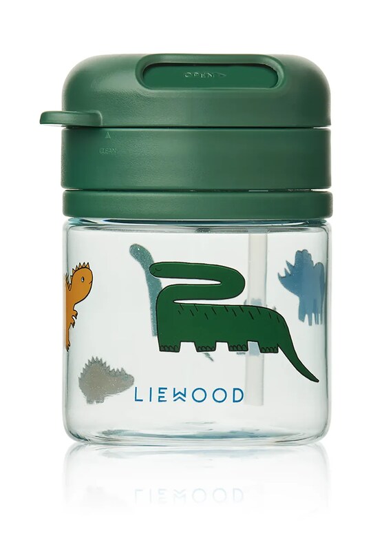 Дитячий кухлик Liewood Pavia Tritan Straw Cup 280ml зелений LW19874