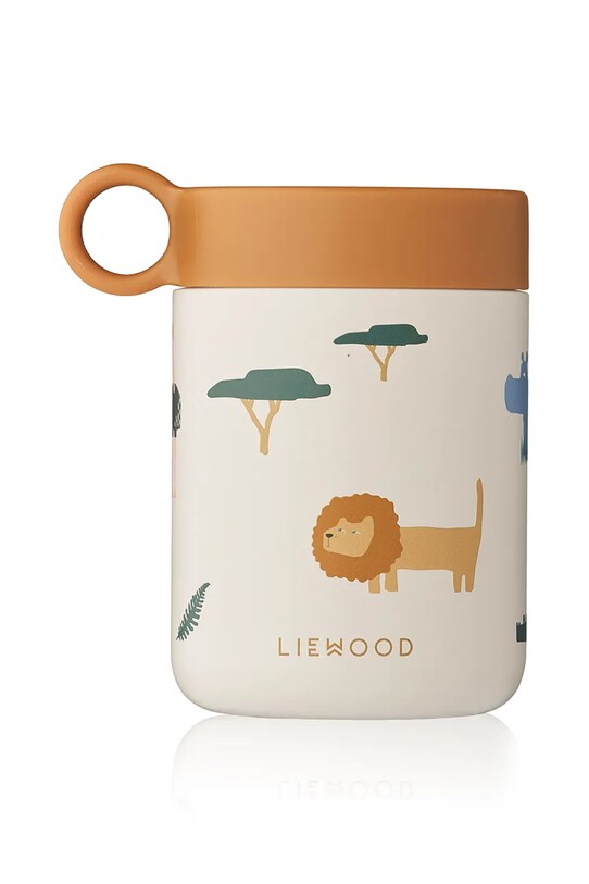 Контейнер для дитячого харчування Liewood Kiani Printed Food Jar LW19960 бежевий SS25
