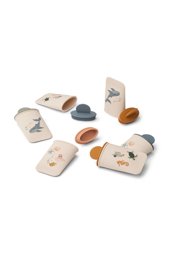 Sada formiček na zmrzlinu Liewood Malik Printed Mini Ice Pops 6-Pack 6-pack 6-pack béžová LW19961