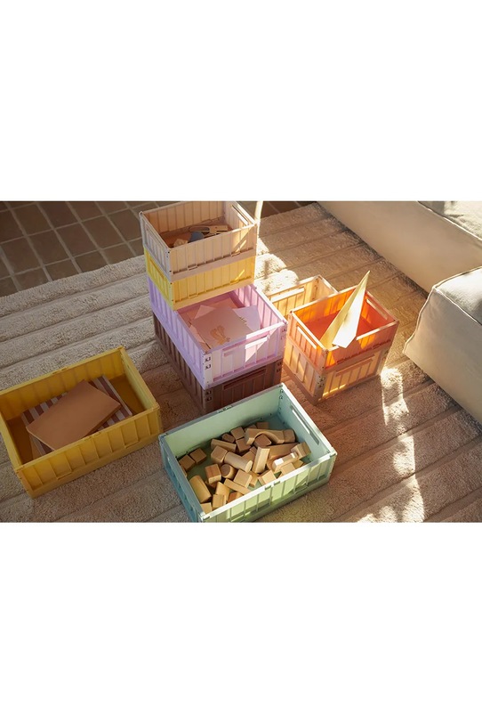 Мальчик Ёмкость для хранения Liewood Weston Storage Box M 1-pack LW19963 оранжевый