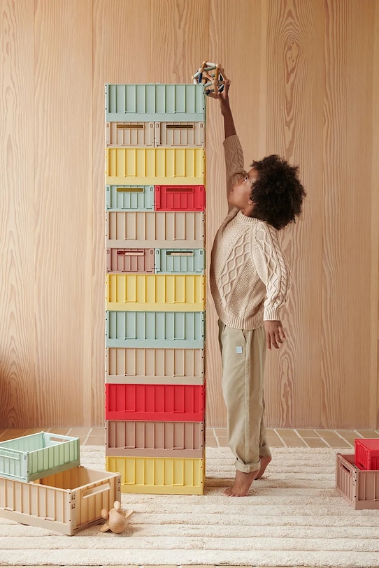 Băieți Liewood container de depozitare Weston Storage Box M 1-pack LW19963 rosu