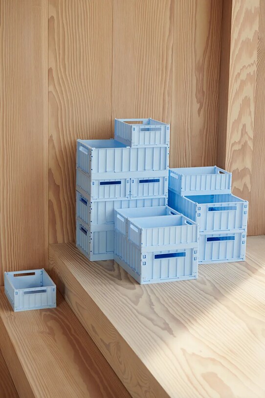 BIMBA Liewood contenitore di stoccaggio Weston Storage Box M 1-pack LW19963 blu