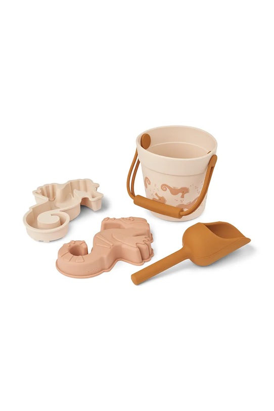 Комплект играчки за пясък Liewood Kit Mini Seahorse Beach Set бежов LW19975