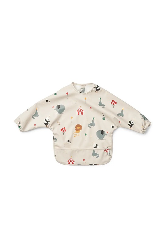Detský podbradník Liewood Merle Printed Cape Bib Pre bábätká béžová LW20010