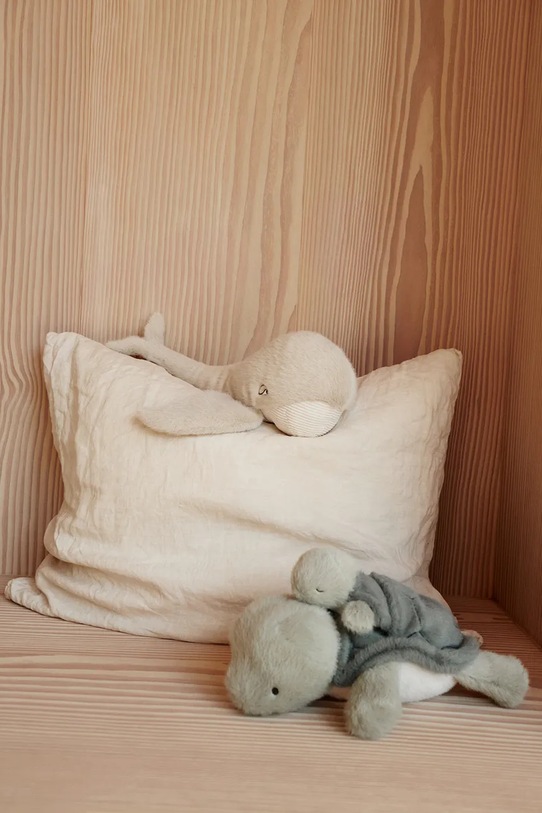 Хлопчик М'яка іграшка для немовлят Liewood Berto Whale Teddy LW20024 бежевий