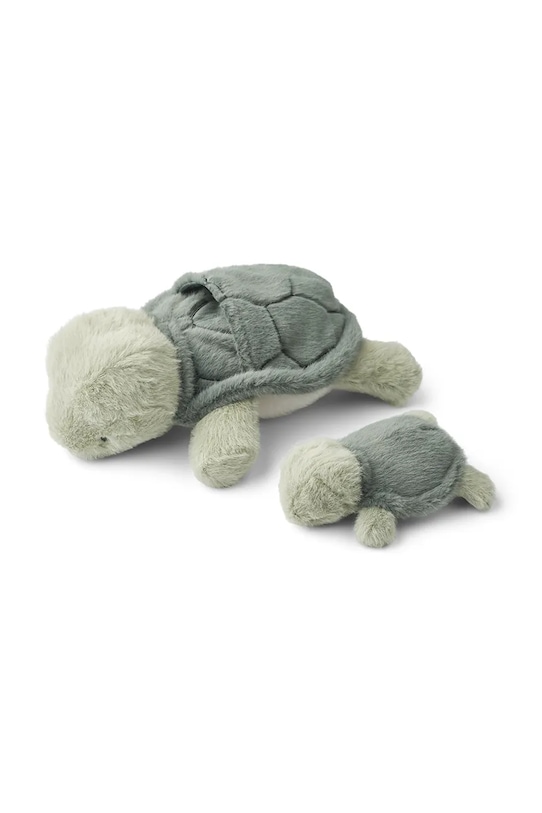 Liewood przytulanka niemowlęca Berto & Baby Turtle Teddy 2-pack Produkt niemowlęcy zielony LW20026