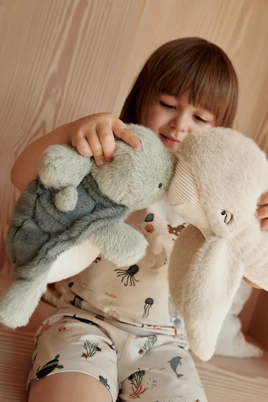 Liewood plüssjáték Berman Whale Teddy bézs LW20029