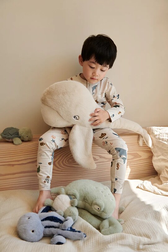 Băieți Liewood jucărie pentru copii Binnie Turtle Teddy LW20030 verde
