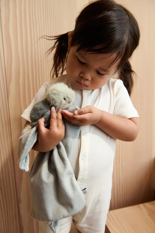 Detská plyšová hračka Liewood Camdon Turtle Cuddle Cloth Pre bábätká zelená LW20035