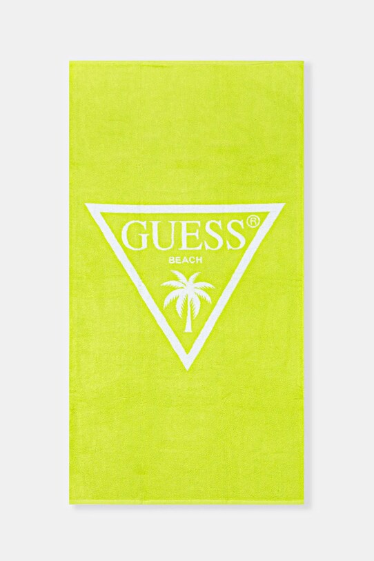 Βαμβακερή πετσέτα Guess πράσινο H5GZ05.SG00P.PPYA