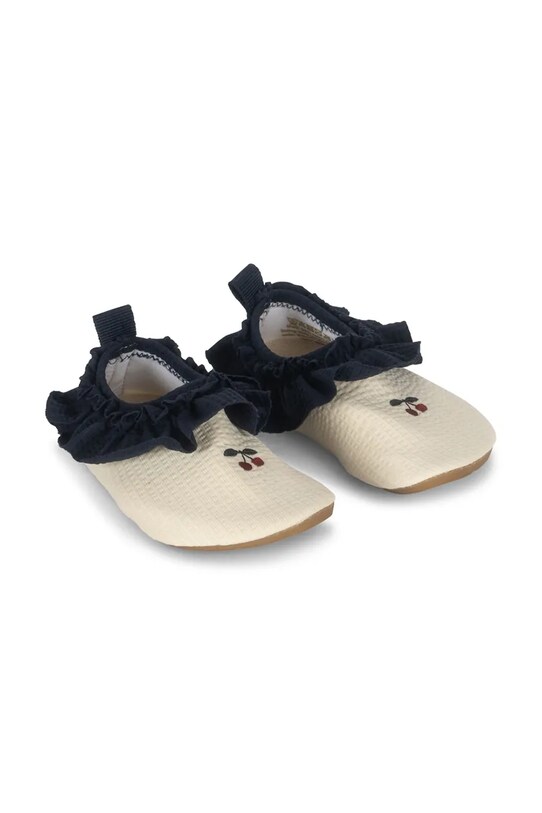 Konges Sløjd pantofi de apă pentru copii SAILOR FRILL SWIM SHOES bej KS102708