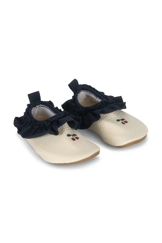 Konges Sløjd pantofi de apă pentru copii SAILOR FRILL SWIM SHOES bej KS102708