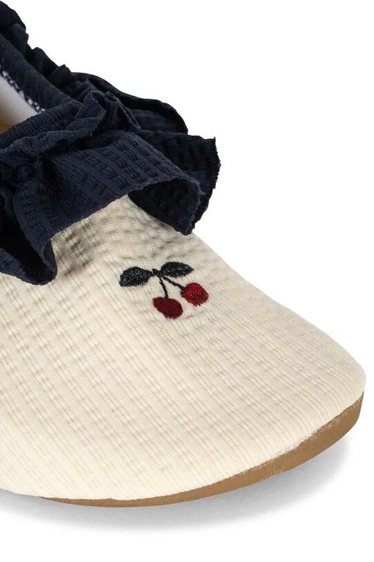 Konges Sløjd pantofi de apă pentru copii SAILOR FRILL SWIM SHOES KS102708 bej SS25