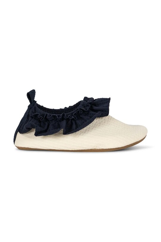 Konges Sløjd pantofi de apă pentru copii SAILOR FRILL SWIM SHOES KS102708 bej