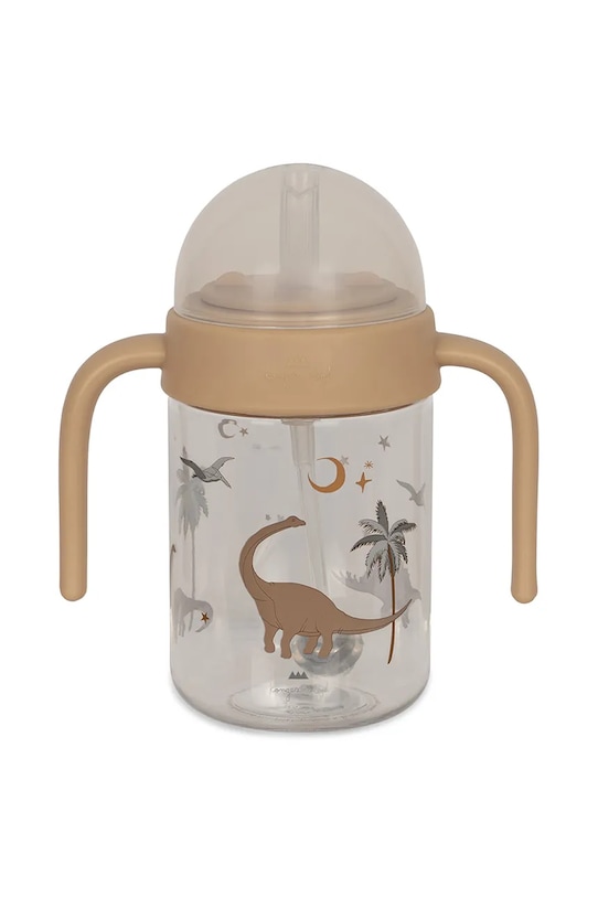 Dječja bočica Konges Sløjd BOTTLE WITH HANDLE bež KS102333