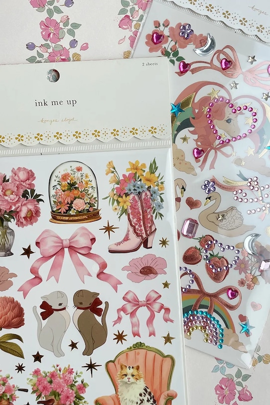 Detské tetovania Konges Sløjd TATTOOS KS102336 ružová SS25