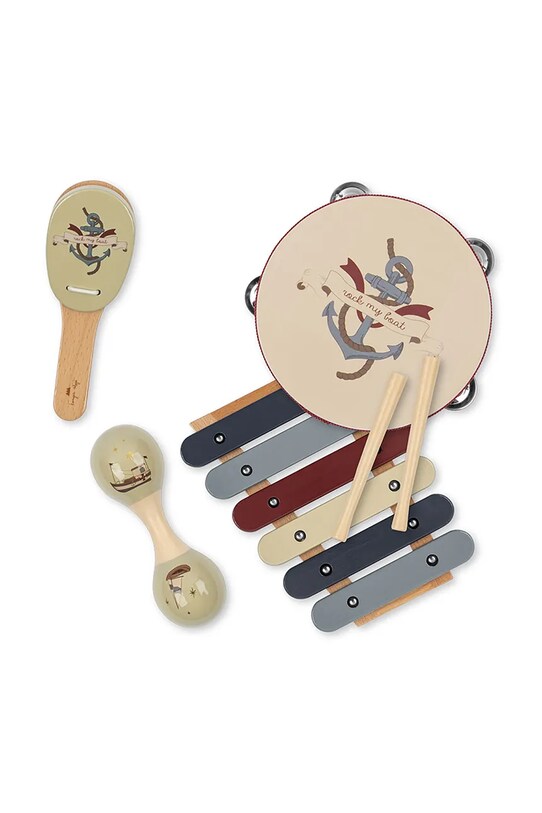 Konges Sløjd set de instrumente muzicale WOODEN MUSIC SETS FSC KS102347 albastru SS25