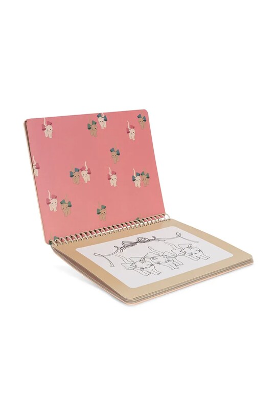 Konges Sløjd kolorowanka wodna MAGIC WATER BOOK FSC KS102466 beżowy SS25