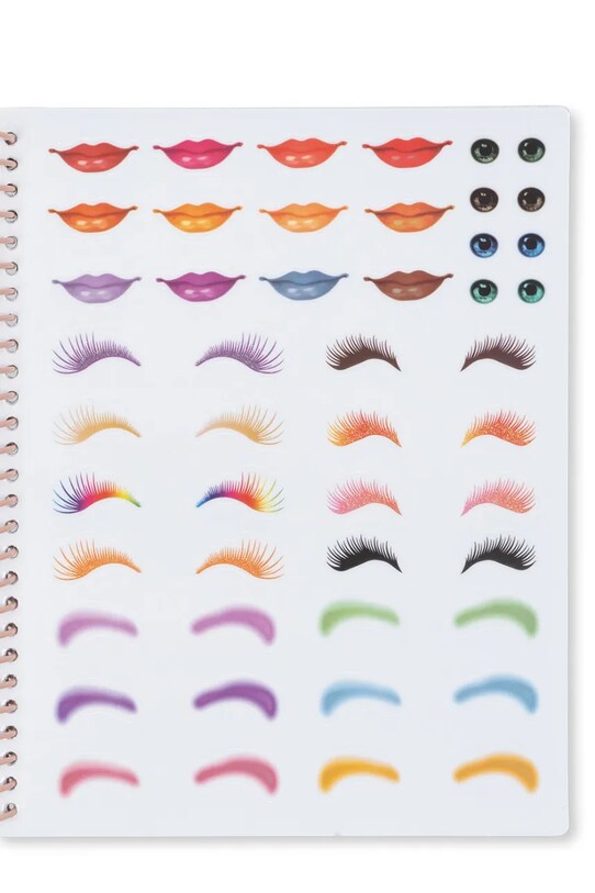 Книжка с наклейками Konges Sløjd GLAM ME UP STICKER BOOK KS102869 бежевый