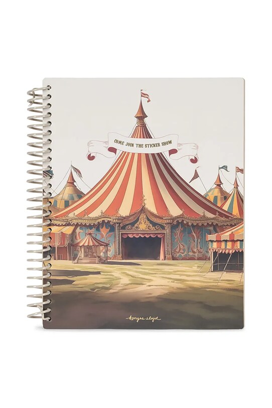 Konges Sløjd książeczka z naklejkami MY STICKER BOOK FSC. beżowy KS102608