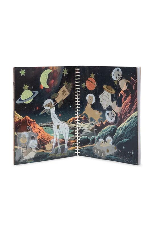 Konges Sløjd książeczka z naklejkami MY STICKER BOOK FSC. KS102608 beżowy SS25