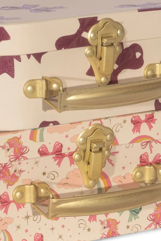 Detský kufrík Konges Sløjd 2 PACK SUITCASE FSC 2-pak KS102862 béžová SS25