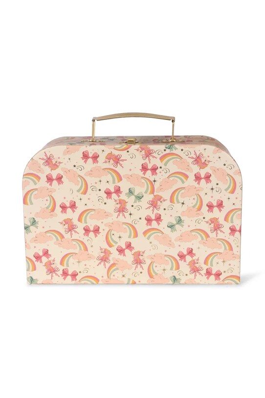 Detský kufrík Konges Sløjd 2 PACK SUITCASE FSC 2-pak béžová KS102862