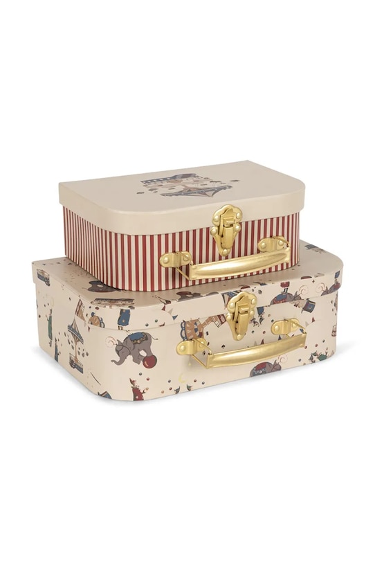 Konges Sløjd valiză pentru copii 2 PACK SUITCASE FSC 2-pack bej KS102862