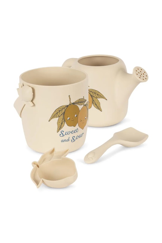 Konges Sløjd set de jucării cu nisip SILICONE BEACH TOY SET bej KS102409