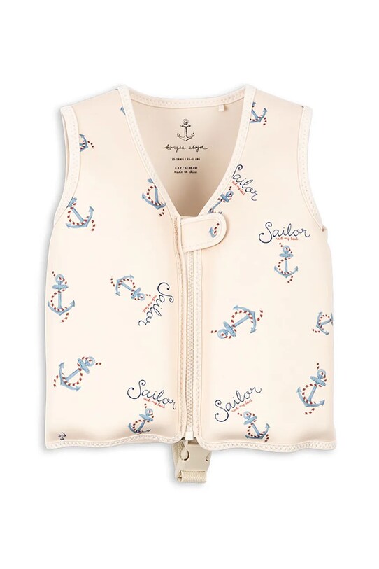 Dětská plavecká vesta Konges Sløjd ELLIS SWIM VEST KS103229 béžová SS25