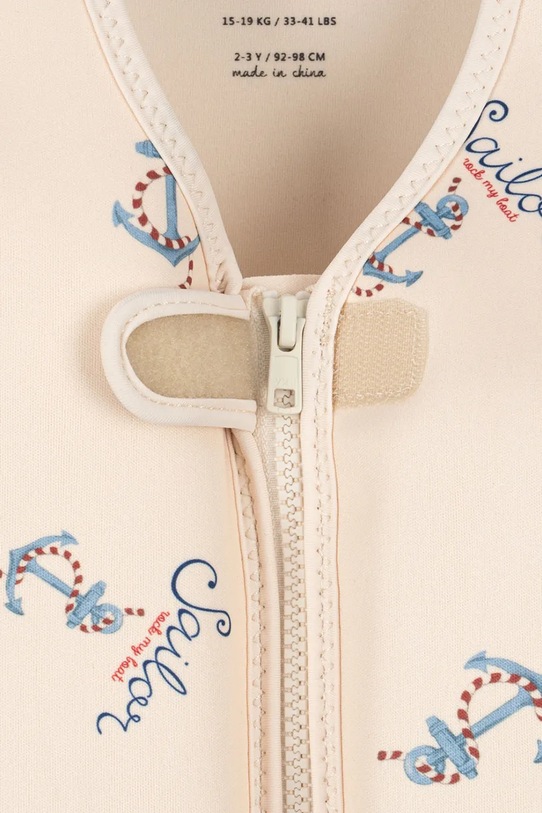 Konges Sløjd kamizelka do pływania dziecięca ELLIS SWIM VEST beżowy KS103229