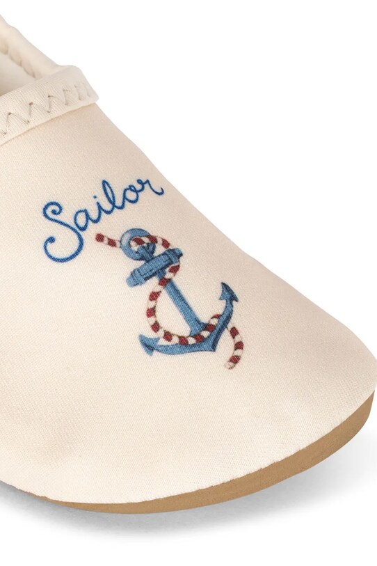 Detské topánky do vody Konges Sløjd ASTER SWIM SHOES KS103349 béžová SS25