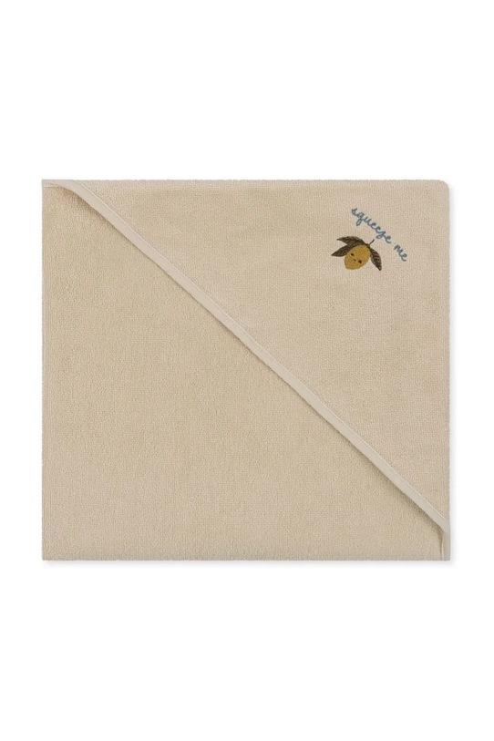 Konges Sløjd prosop din bumbac pentru copii TERRY TOWEL EMBROIDERY GOTS KS103353 bej SS25