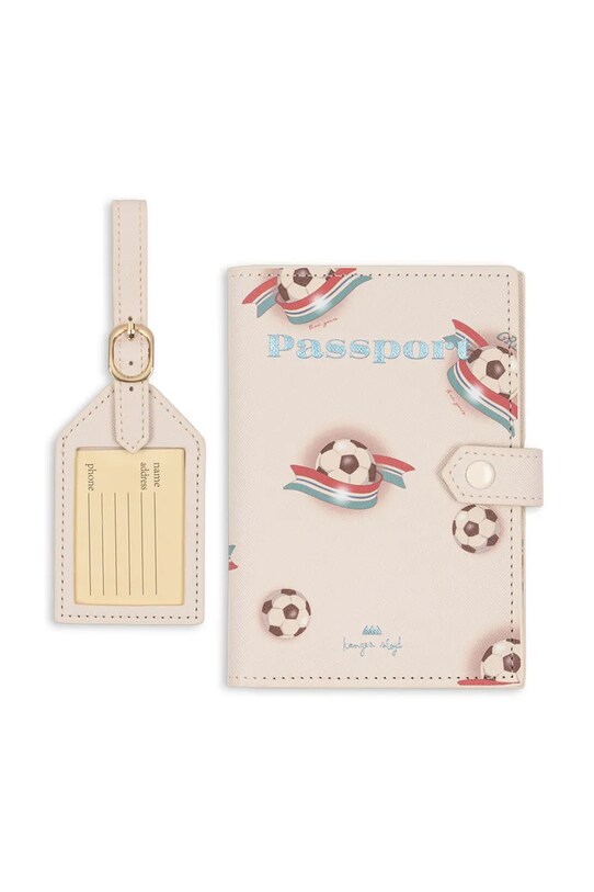 Obesek za prtljago Konges Sløjd VOYAGE TRAVEL SET bež KS103027