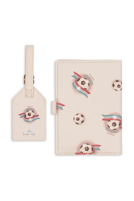 Obesek za prtljago Konges Sløjd VOYAGE TRAVEL SET KS103027 bež SS25