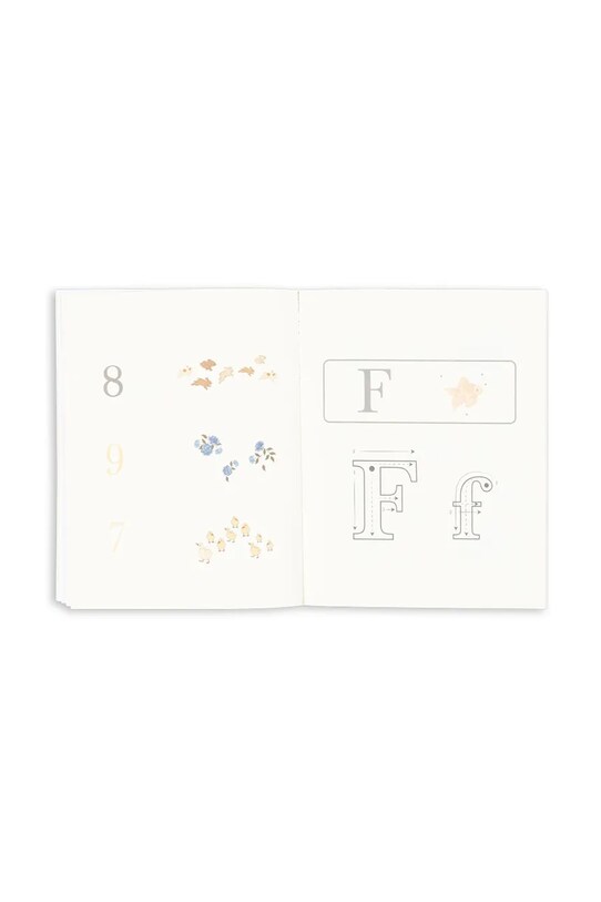 Konges Sløjd carte de autocolante ACTIVITY BOOK WITH COLOR PENCILS KS103119 bej SS25