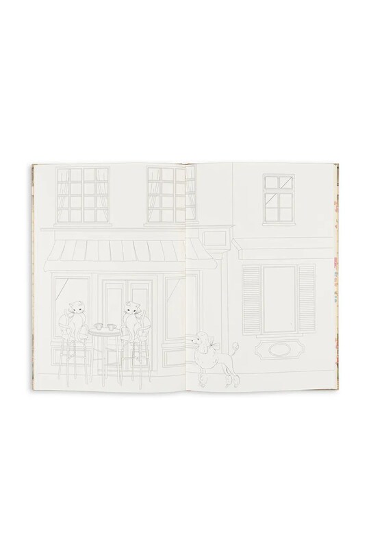 Konges Sløjd carte de colorat HOUSE OF FLOWERS PAINTING BOOK FSC KS103140 multicolor