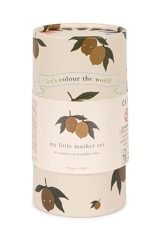 Set markera Konges Sløjd MY LITTLE MARKER SET FSC KS103142 siva SS25