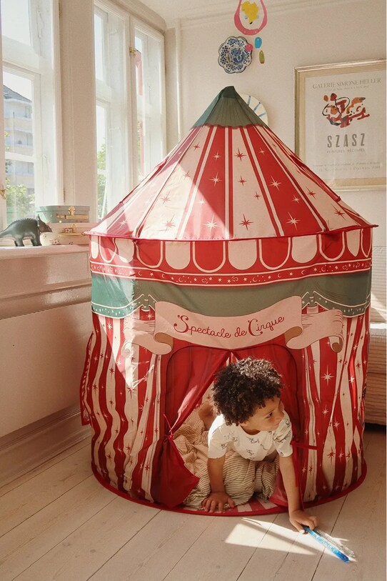 Konges Sløjd namiot do pokoju dziecięcego POP UP CIRCUS TENT czerwony KS103224