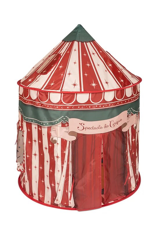 Chłopiec Konges Sløjd namiot do pokoju dziecięcego POP UP CIRCUS TENT KS103224 czerwony