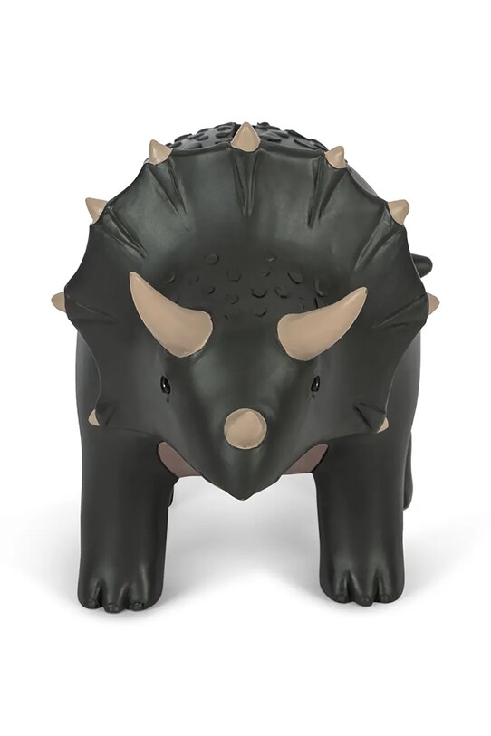 Konges Sløjd skarbonka dziecięca POLYRESIN MONEY BANK DINO KS103021 czarny