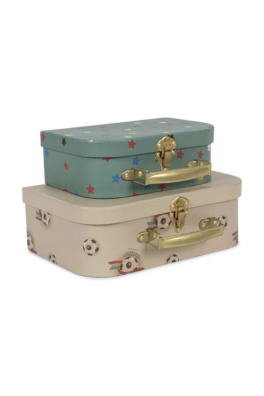 Konges Sløjd set valiză de depozitare 2 PACK SUITCASE FSC bej KS103118