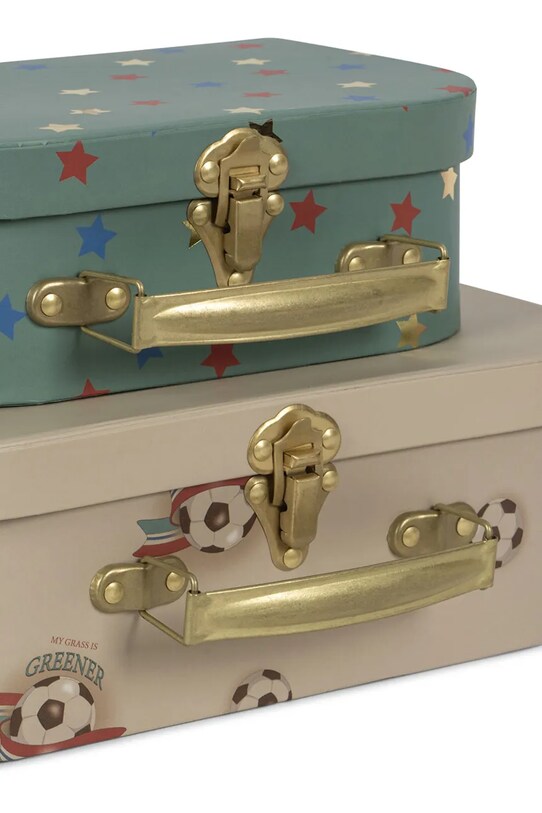Konges Sløjd set valiză de depozitare 2 PACK SUITCASE FSC KS103118 bej SS25
