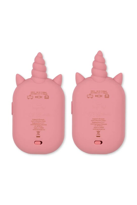Konges Sløjd walkie-talkie GLITTER UNICORN WALKIE TALKIE KS103144 różowy SS25