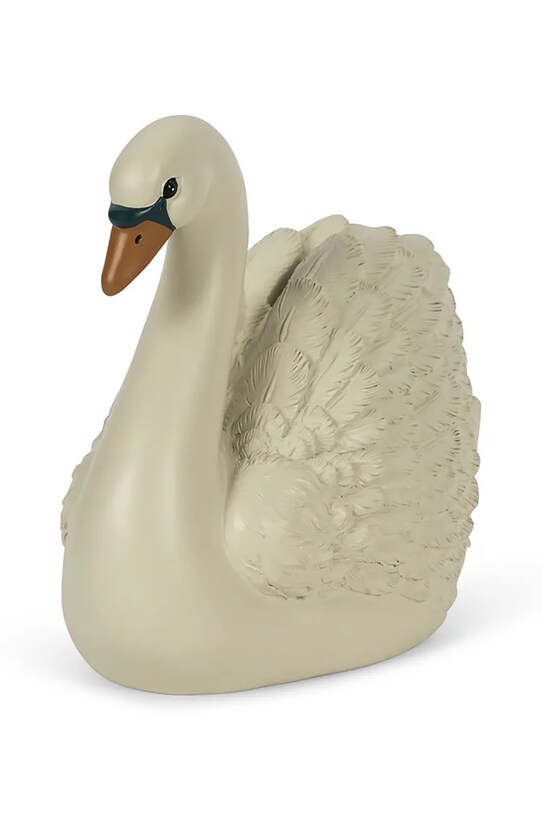 Konges Sløjd skarbonka dziecięca POLYRESIN MONEY BANK SWAN KS103311 beżowy SS25