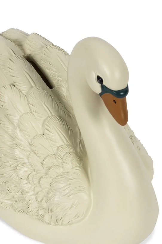 Băieți Konges Sløjd pușculiță pentru copii POLYRESIN MONEY BANK SWAN KS103311 bej